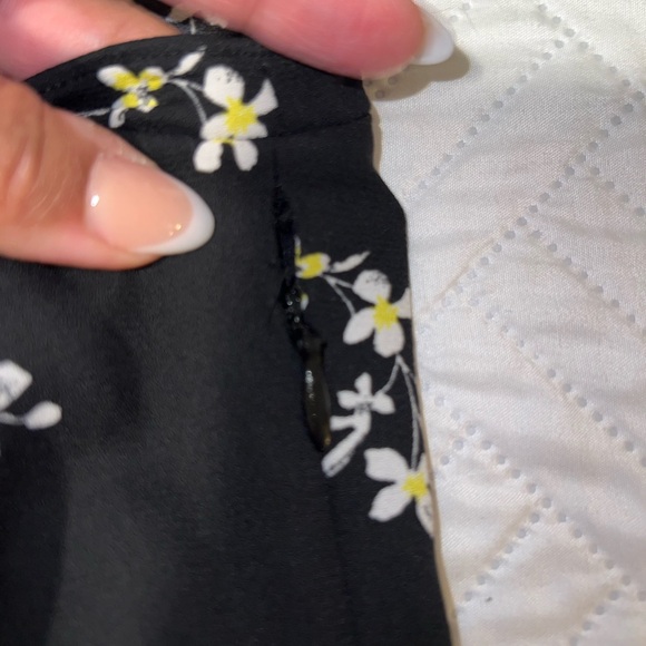 Bar III black floral maxi dress SZ S - Picture 10 of 12